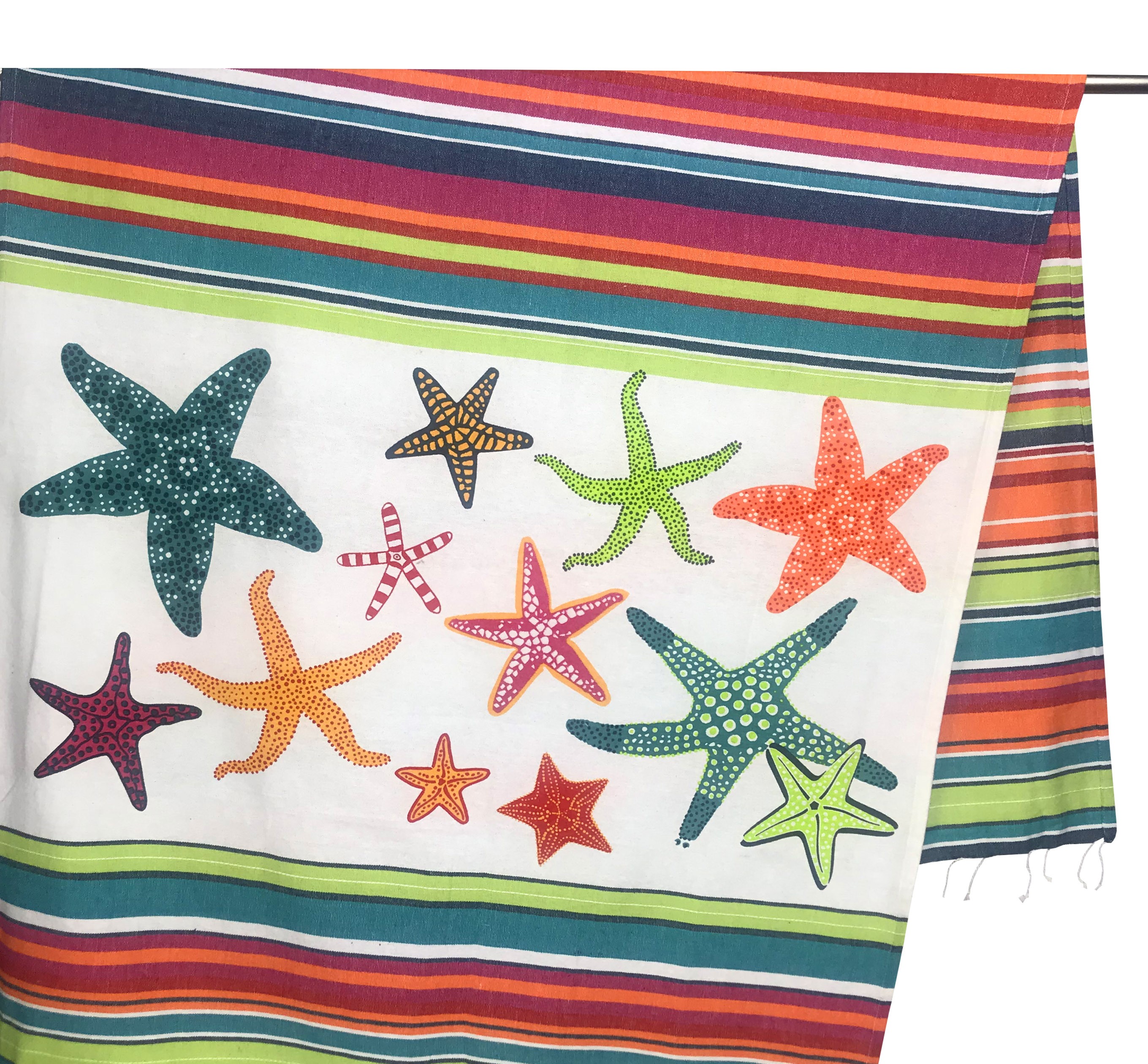 Serviette de plage Fouta Stars Grand format avec sac à dos ...