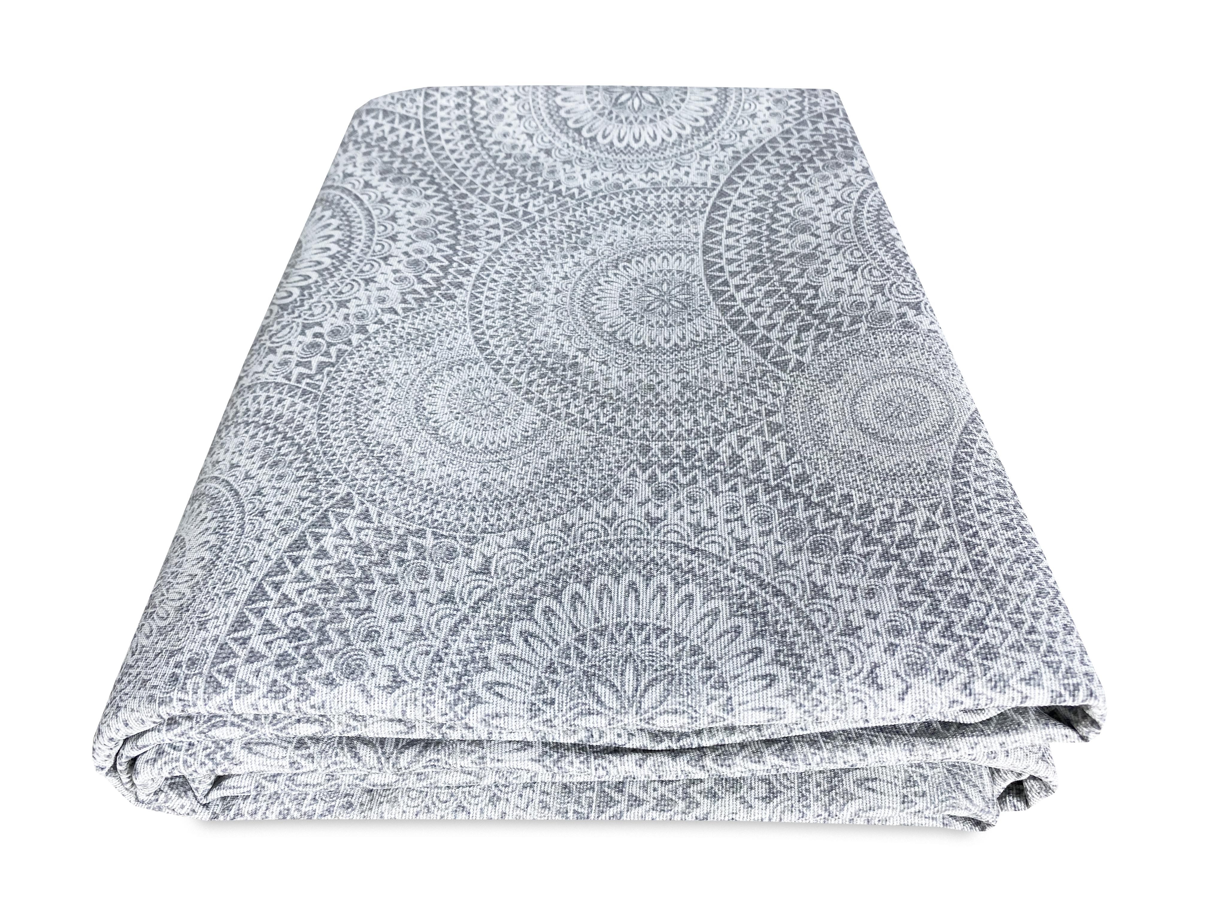 Telo Arredo Copritutto Foulard Lilly 240x240 Cm Grigio o Panna