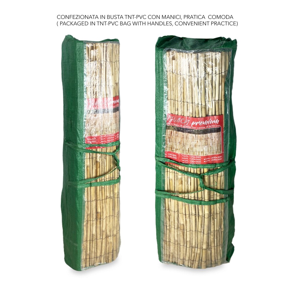 Takeashi Schermo per La Privacy in Canna, Arella Bamboo da Esterno, Rotoli  di Recinzione in bambù, Decorazioni per La Casa, Ombrellone, per Giardino