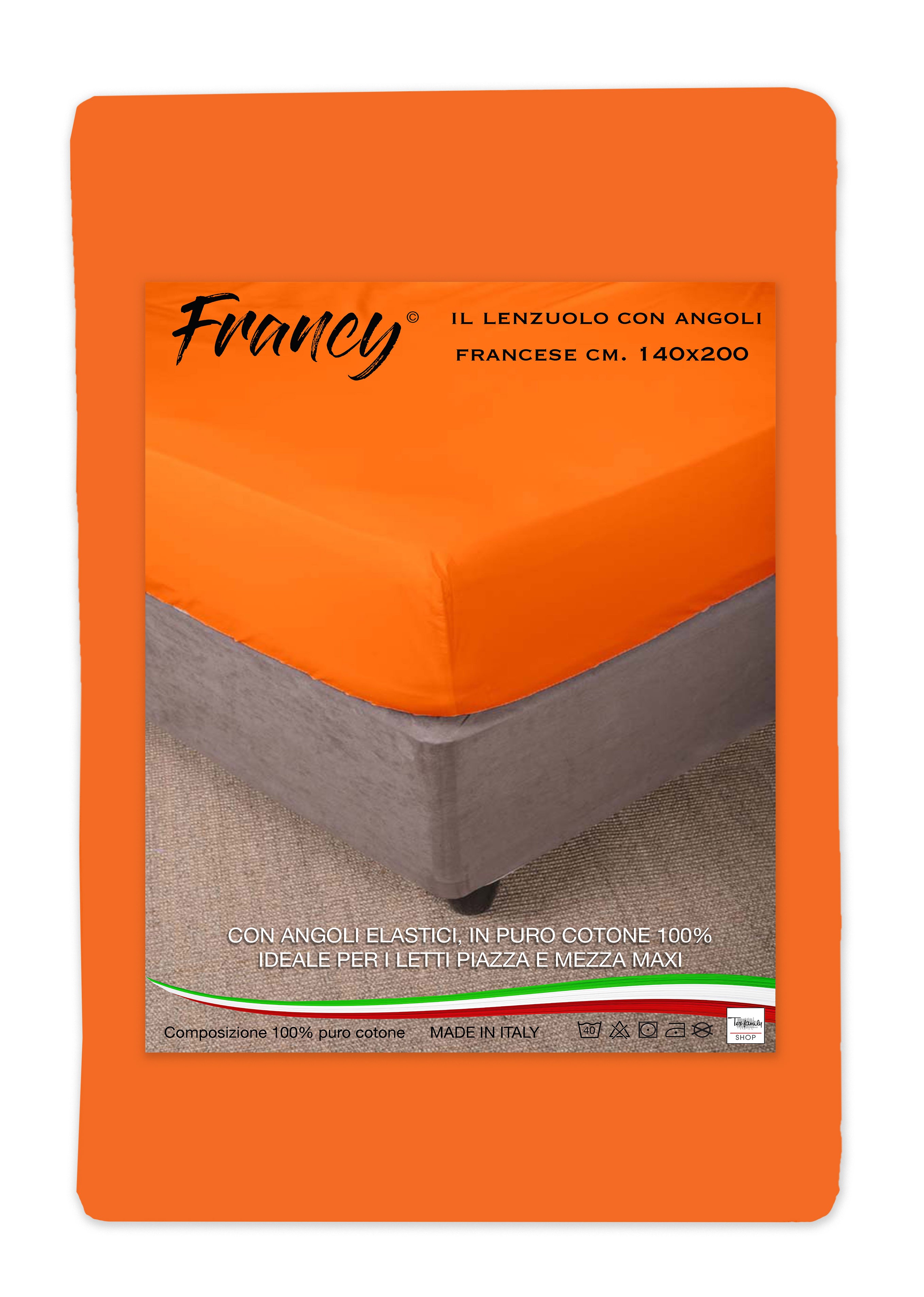 LENZUOLO FRANCY CON ANGOLI BEIGE FRANCESE 1 PIAZZA E MEZZA 140