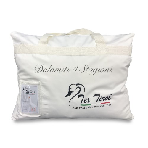 DUVET D'OIE TEX TIROL © DOLOMITI 4 SAISONS DE 50% DUVET D'OIE / 50% PLUMES D'OIE DOUBLE CM. 250X200